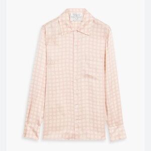 NWT EQUIPMENT 100% Silk 
Archive 19 Polka-dot Button-down Shirt